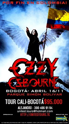 ozzy osbourn en colombia-2011